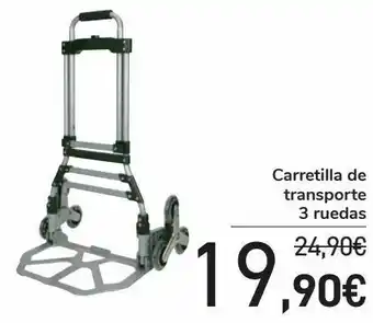 Carretilla de transporte 3 ruedas