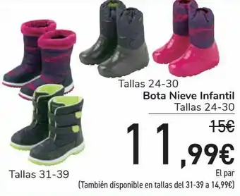 Carrefour Bota nieve infantil oferta
