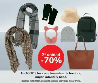 Carrefour En todos los complementos de hombre, mujer, infantil y bebé oferta