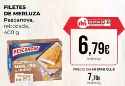 SPAR Gran Canaria PESCANOVA Filetes de merluza oferta