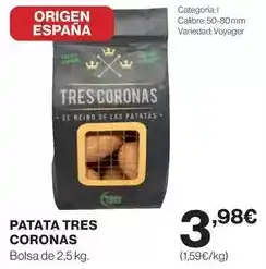 El Corte Inglés Origen - patata tres coronas oferta