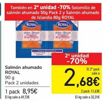 Salmón ahumado royal