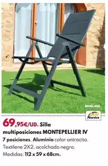 BricoCentro Silla multiposiciones montepellien iv oferta