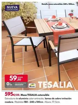 BricoCentro Mesa tesalia extensible oferta