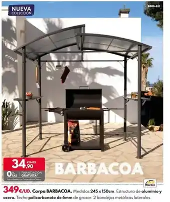 BricoCentro Carpa barbacoa oferta