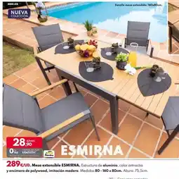 BricoCentro Mesa extensible esmirna oferta