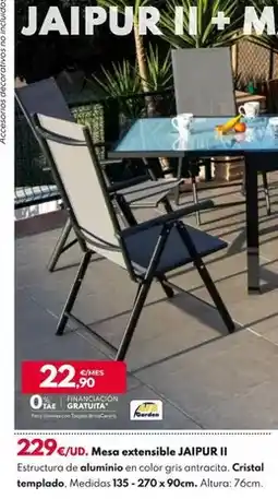 BricoCentro Mesa extensible jaipur ii oferta