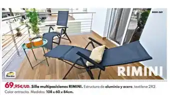 BricoCentro Silla multiposiciones rimini oferta