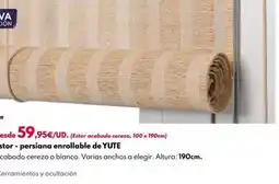 BricoCentro Estor-persiana enrollable de yute oferta