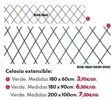 BricoCentro Celosía extensible oferta