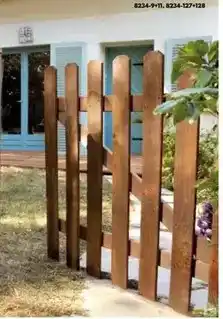 BricoCentro Puerta de madera mustang + herrajes oferta