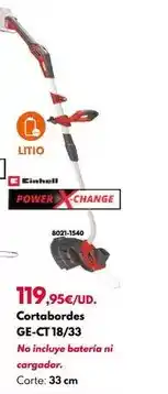 BricoCentro Einhell - cortabordes ge-ct 18/33 oferta