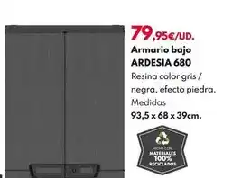 BricoCentro Armario bajo ardesia 680 oferta