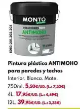 BricoCentro Monto - pintura plástica antimoho para paredes y techos oferta