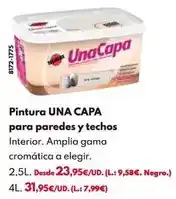 BricoCentro Pintura una capa para paredes y techos oferta