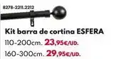 BricoCentro Kit barra de cortina esfera oferta