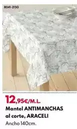 BricoCentro Mantel antimanchas al corte, araceli oferta