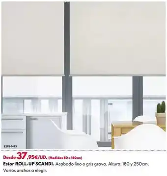 BricoCentro Estor roll-up scandi oferta