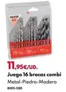 BricoCentro Juego 16 brocas combi oferta