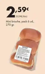 Supermercados Lupa Mini brioche oferta