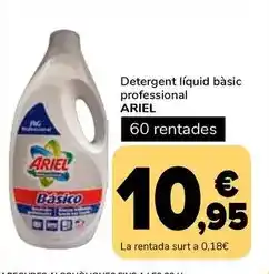 Supeco Ariel - detergent líquid basic professional oferta