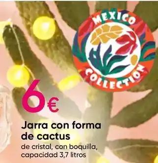 Pepco Jarra con forma de cactus oferta