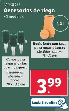 Lidl Parkside - accesorios de riego oferta
