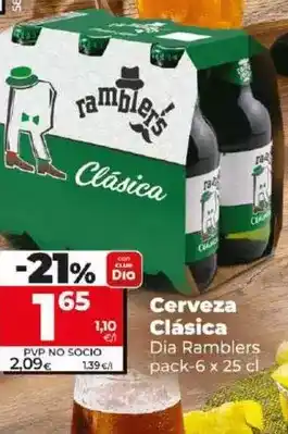 Dia Dia ramblers - cerveza clásica oferta