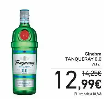 Nespresso Ginebra tanqueray 0,0 oferta