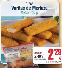 Abordo Varitas de merluza oferta