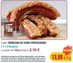 Abordo Torrezno de soria precocinado oferta