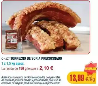 Abordo Torrezno de soria precocinado oferta