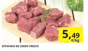 Supermercados MAS Estofado de cerdo fresco oferta