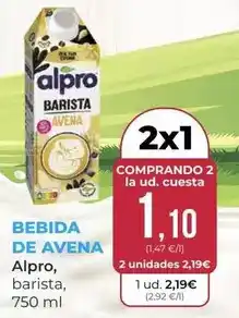 SPAR Gran Canaria Alpro - bebida de avena oferta