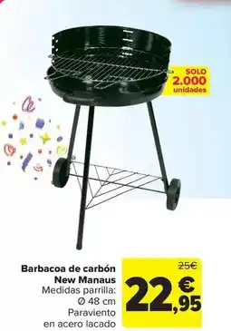 Carrefour Barbacoa de carbón new manaus oferta