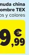 Carrefour Tex - bermuda china hombre oferta