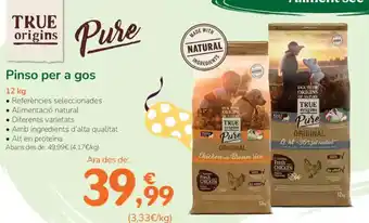TiendAnimal Pinso per a gos oferta