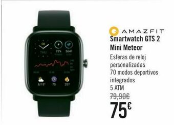 Nespresso Amazfit smartwatch gts 2 mini meteor oferta