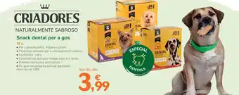 TiendAnimal CRIADORES Snack dental per a gos oferta