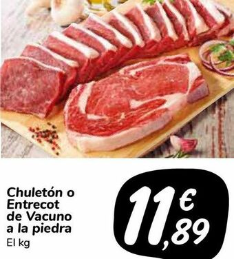 Carrefour Market Chuletón o entrecot de vacuno a la piedra oferta
