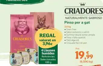 TiendAnimal Pinso per a gat oferta
