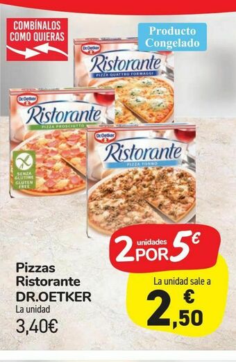 Carrefour Market Pizzas ristorante dr.oetker oferta