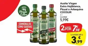 Carrefour Market Aceite virgen extra hojiblanca, picual o arbequina coosur oferta