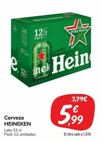 Carrefour Market Cerveza heineken oferta
