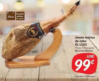 Carrefour Market Jamón ibérico de cebo el lujo oferta
