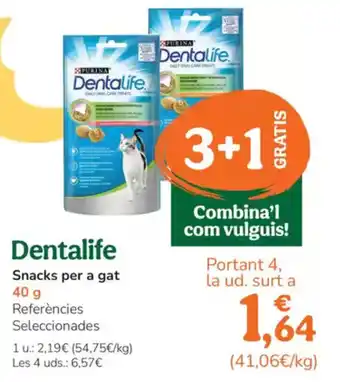 TiendAnimal DENTALIFE Snacks per a gat oferta