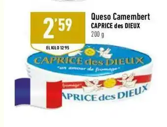 Supermercados Deza Queso Camembert Caprice Des Dieux oferta