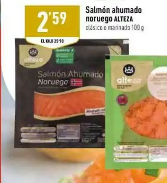 Supermercados Deza Salmón Ahumado Noruego Alteza oferta