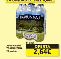 Economy Cash Agua mineral oferta