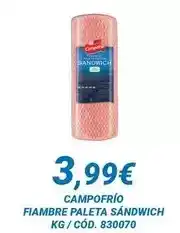 Dialsur Cash & Carry Campofrío - fiambre paleta sandwich oferta